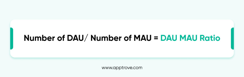 infographic: DAU/MAU Ratio