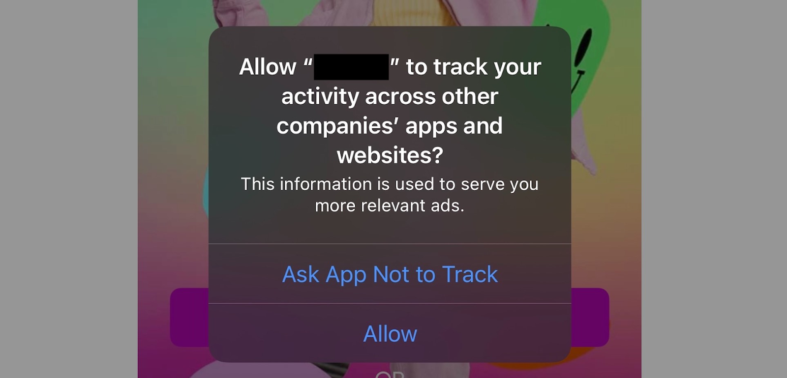 App Tracking Transparency (ATT) Message