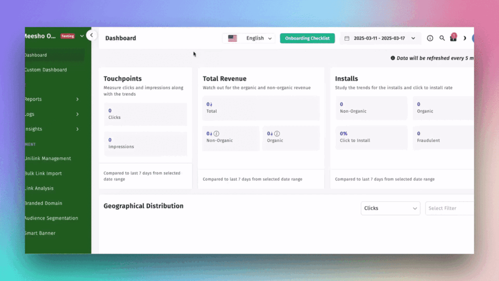 set up attribution with identifier for vendors