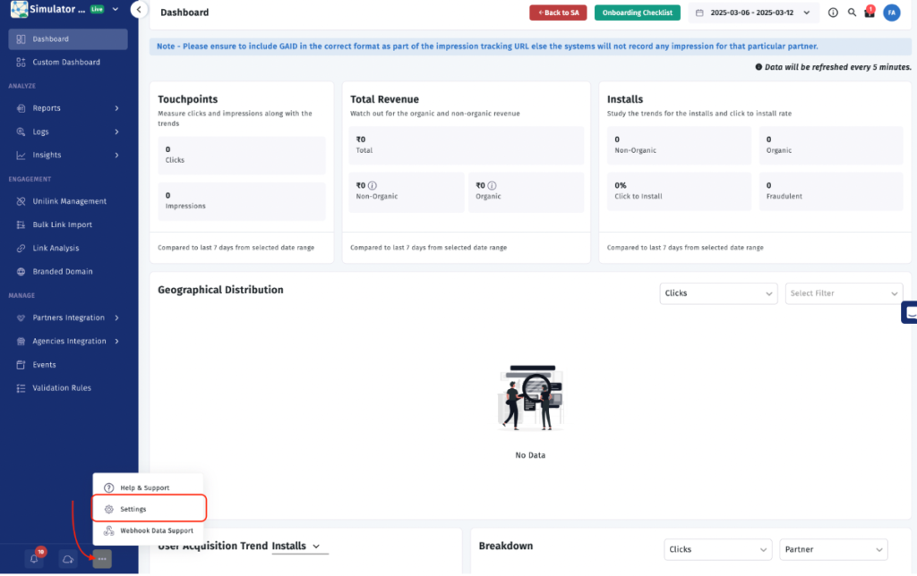 SDK Integration first Step