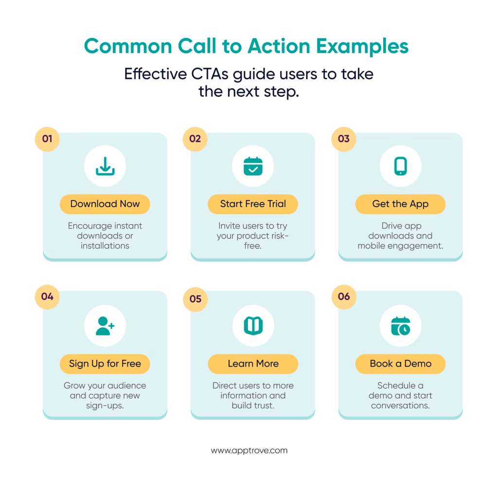 Call to Action Examples